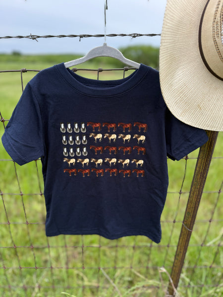 The Pony Flag Tee