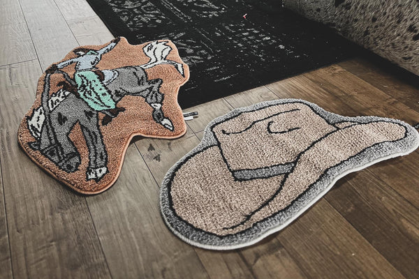 Bronc Buster Rug