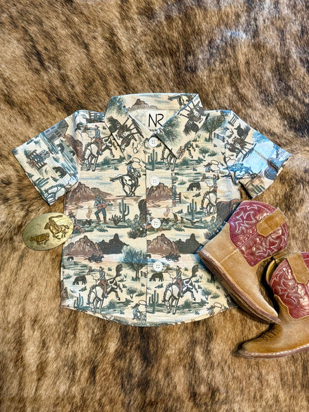 Out West Collared Button Down