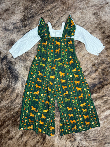 Falling For Horses Romper