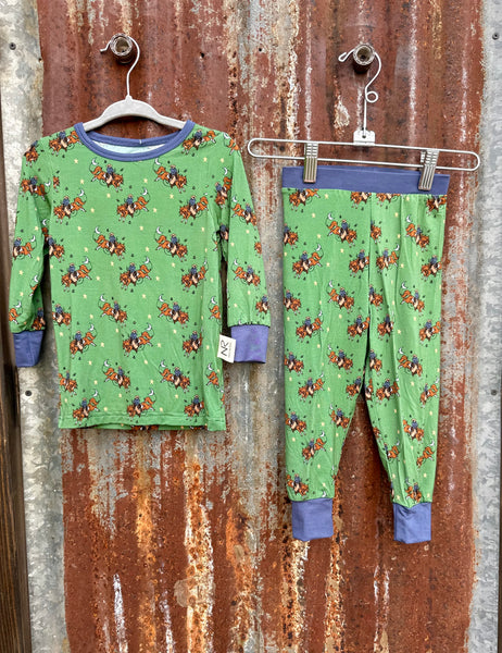 Rope the Moon Cowboy 2-Piece Jammies