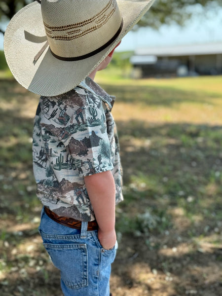 Out West Collared Button Down