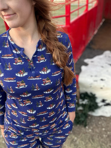 Women’s Cowboy Christmas Jammies *Large Only*