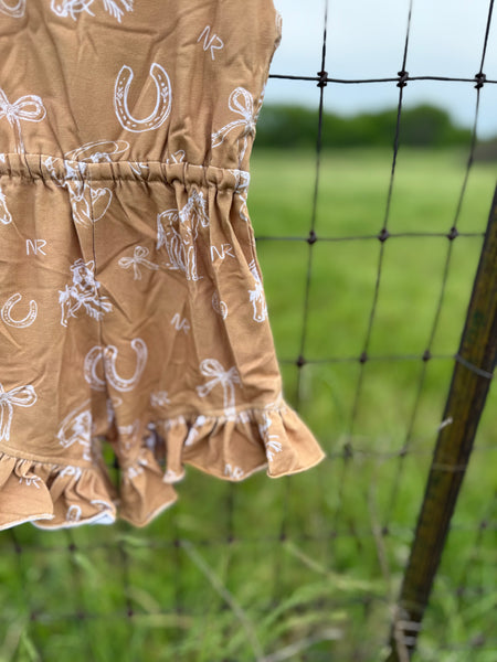 PREORDER Branded Cowgirl Romper