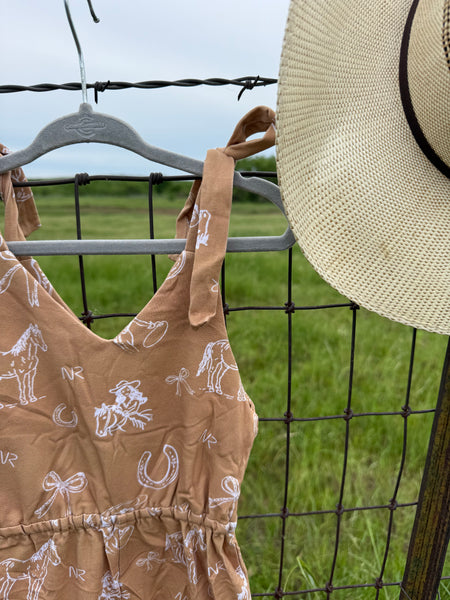 PREORDER Branded Cowgirl Romper