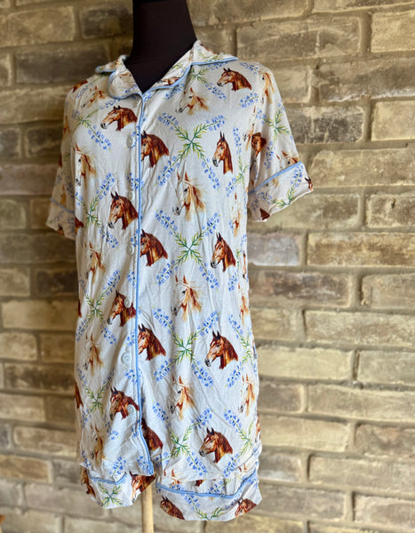 Spring Horses Bamboo Women’s Lounge Set