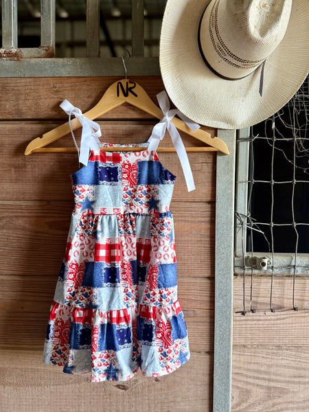 Patriotic Patchwork Dress