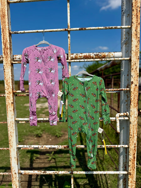 Rope the Moon Cowboy Convertible Jammies