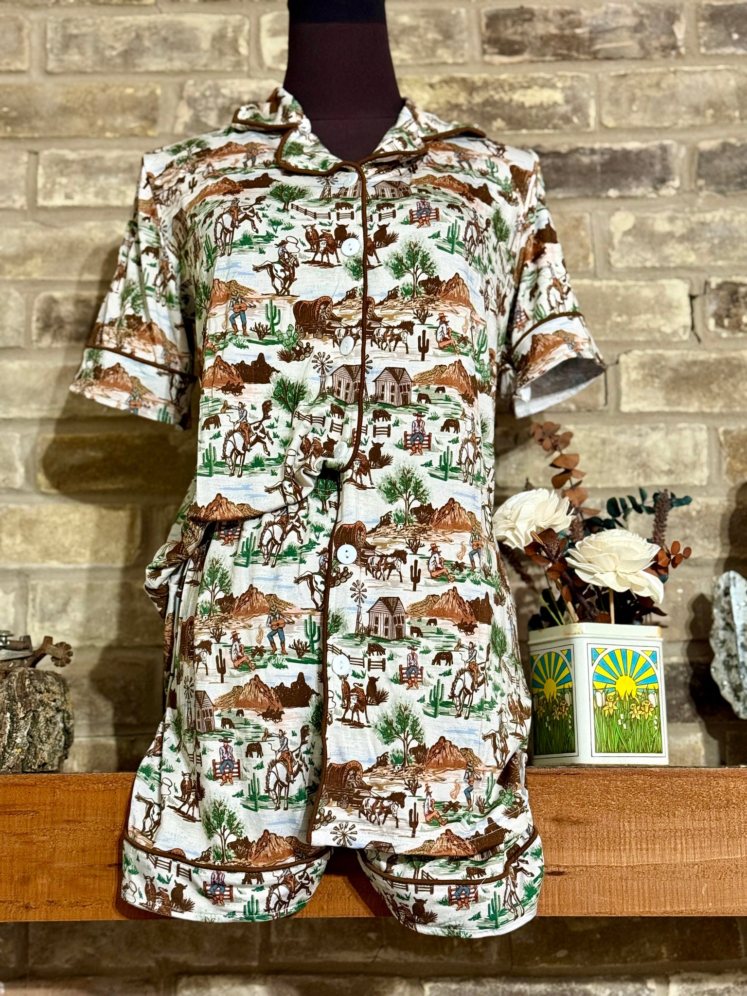 Out West Bamboo Women’s PJ Set