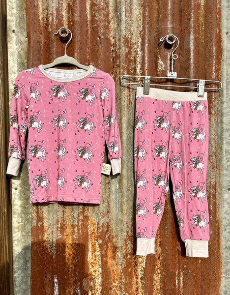 Rope the Moon Cowgirl 2-Piece Jammies