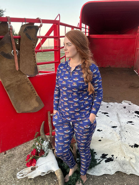 Women’s Cowboy Christmas Jammies *Large Only*