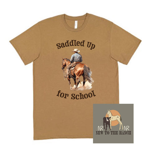 Saddled Up for School Tee