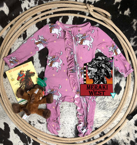 Cowgirl Bamboo Footed Jammies